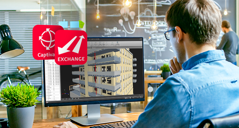 Overføre data til kontoret fra felten med Leica Exchange